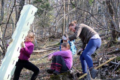 Na poti na Planino zasajene nove divje češnje 2